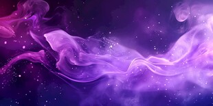 梦幻紫色烟雾星空背景