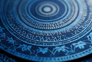 神秘古图纹理图案