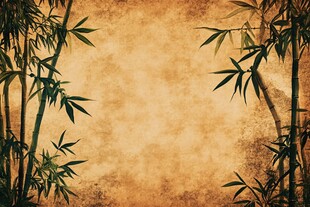 古风竹景怀旧背景图