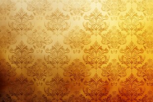 金色华丽花纹复古背景图