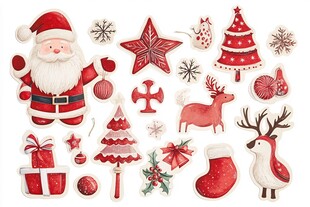 圣诞装饰贴纸大集合