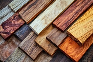 多样精美木材展示