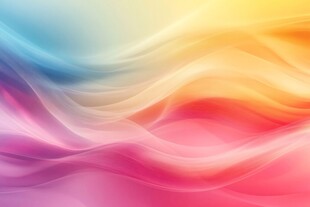 梦幻渐变色彩流动背景图