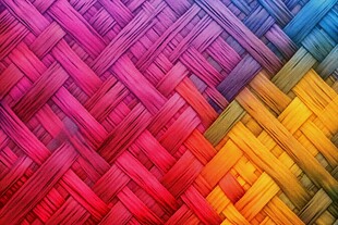 多彩编织纹理图案