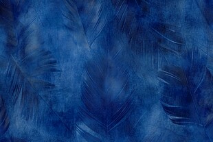 蓝色羽毛纹理背景图案