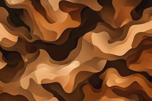 棕色调抽象波浪纹理图案