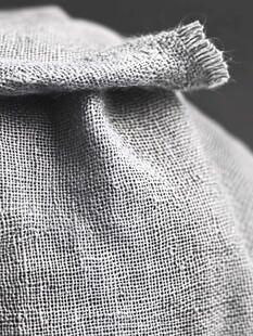 麻布材质特写