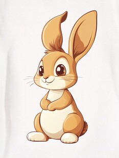 可爱萌趣卡通小兔形象