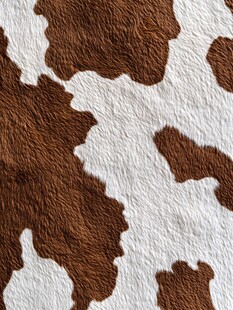 奶牛花纹皮革纹理特写