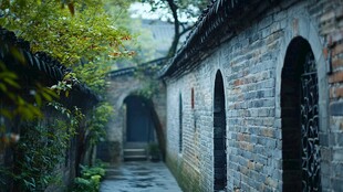 古巷幽径 青砖黛瓦间的诗意