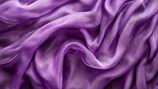 紫色丝绸布料纹理特写