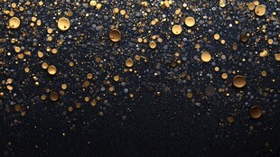 黑金金点背景图