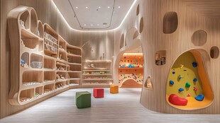 儿童创意空间 趣味玩乐区