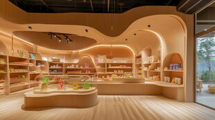 温馨童趣的儿童用品店空间