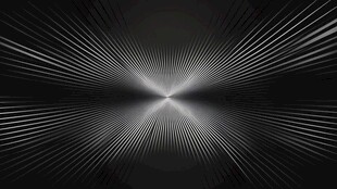 黑白放射线条科技感背景