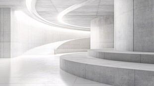 极简混凝土室内空间设计