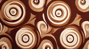 棕色调螺旋图案纹理背景