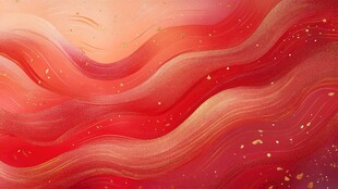 红色梦幻波浪纹理背景图