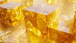 璀璨金块 奢华质感呈现