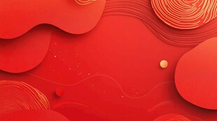 红色鎏金创意背景图案