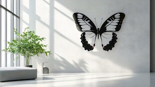 简约室内的蝴蝶装饰艺术
