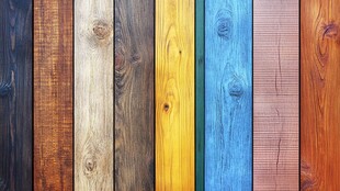 多彩木板纹理背景图案