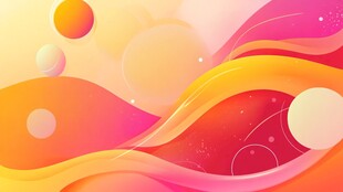 梦幻渐变流体艺术背景图