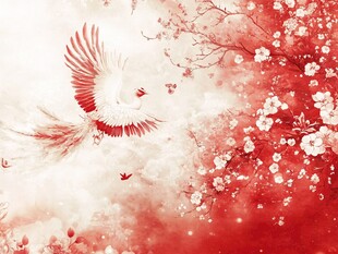 凤舞繁花间 中式浪漫图景