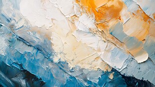 抽象油画笔触纹理艺术画面