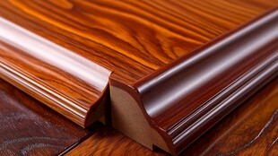 实木踢脚线展示