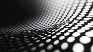 黑白波点抽象纹理图案