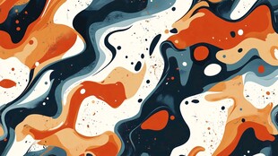 流体艺术抽象多彩背景图案