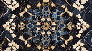 奢华大理石拼花装饰图案