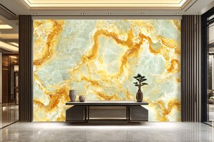 轻奢大理石纹客厅背景墙