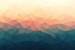 多彩多边形山峦抽象背景