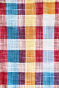 多彩格子布料纹理