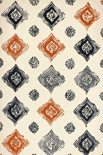 复古几何花纹图案设计