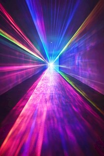 炫彩光线隧道 梦幻视觉体验