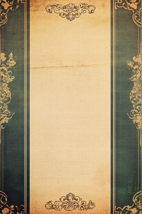 复古花纹边框空白背景图