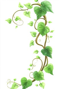 藤蔓绿植装饰图案