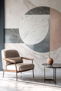 简约风客厅一角与休闲座椅