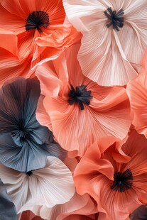 多彩折纸花朵艺术盛宴