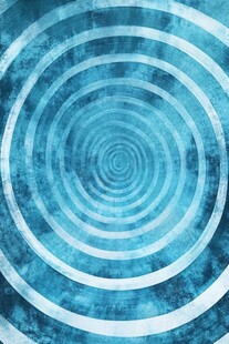 蓝白渐变螺旋纹理背景图