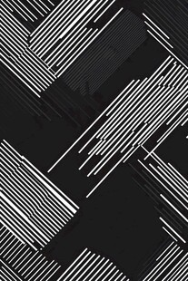 黑白线条几何抽象背景图