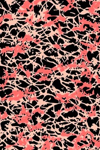 抽象红黑泼墨纹理图案