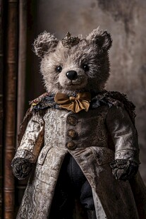 复古绅士风小熊玩偶