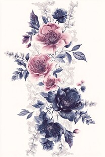 花卉图案设计图