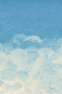 渐变云纹图案背景