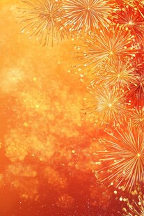 喜庆烟花背景图