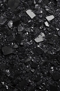 黑色碎石纹理特写画面